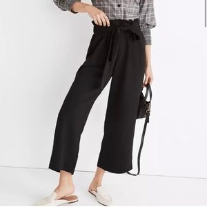 Madewell Tie-Waste Huston Pull-On Crop Pants